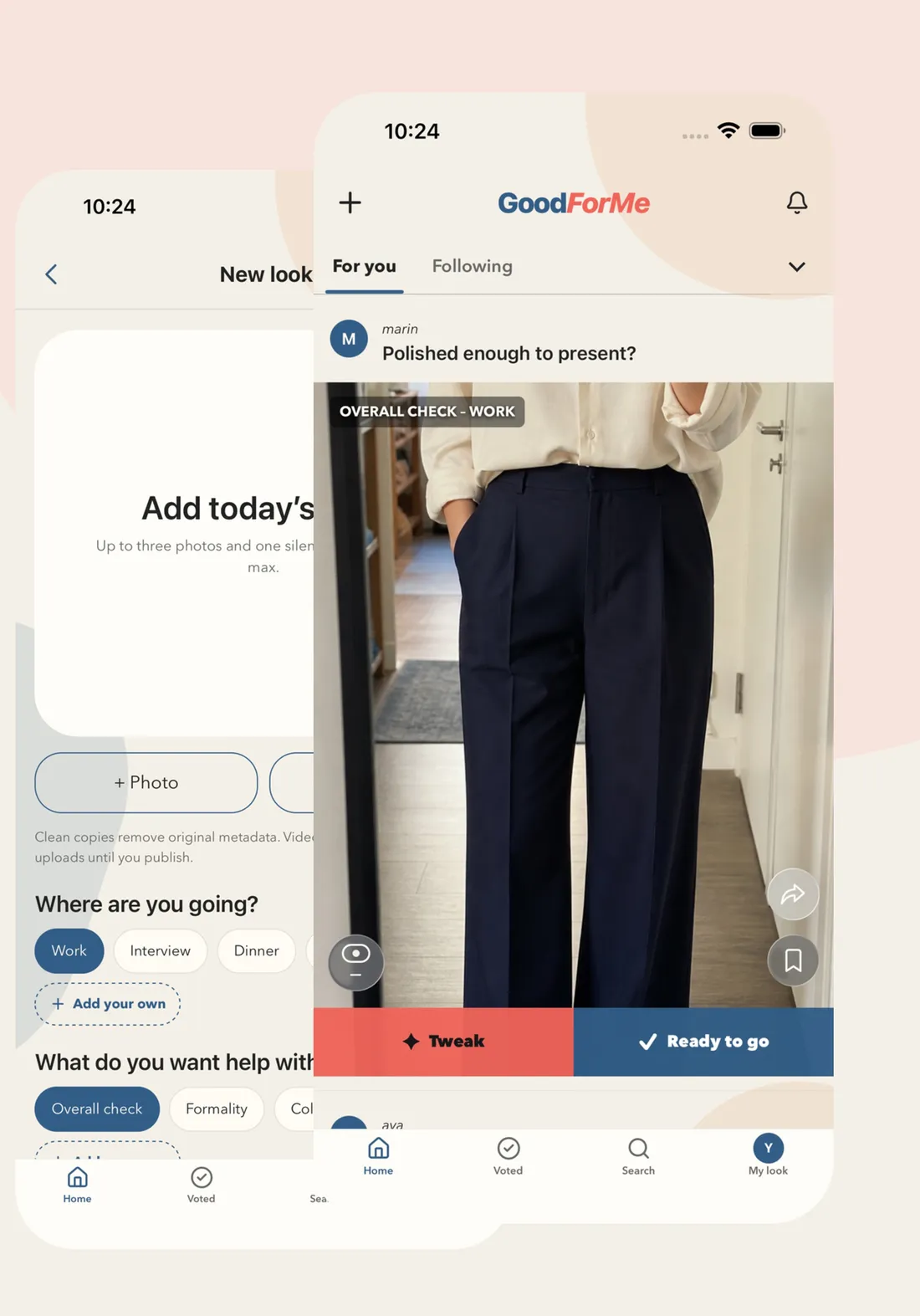 GoodForMe on iPhone